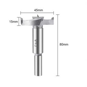 img 3 attached to 🪵 Forstner Woodworking Carbide Plastic Bit by ASNOMY