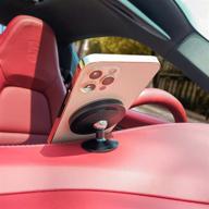 💻 pzoz magnetic car mount for magsafe iphone 12: 360° adjustable holder for dashboard with mag safe compatibility (black) logo