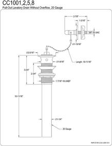 img 1 attached to Kingston Brass CC1005 Выдвижной туалет