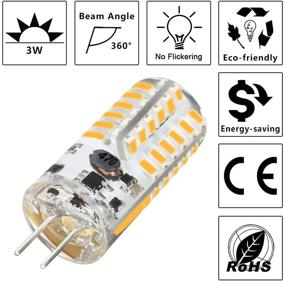 img 2 attached to 💡 48x 3014 LED Halogen Replacement Silicone Shatterproof Industrial Electrical Solution