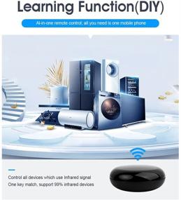 img 2 attached to Revolutionize your Smart Home with the Smart IR Remote Control: Alexa and Google Home Compatible Universal Inferred Smart IR TUYA Wireless Remote Controller