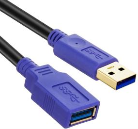 img 3 attached to 🔌 20ft USB 3.0 Extension Cable - TanGuYu USB 3.0 Extender Cord for Oculus VR, Playstation, Xbox, USB Flash Drive, Card Reader, Hard Drive, Keyboard, Printer, Scanner, Camera