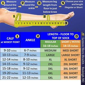 img 3 attached to 🧦 Medical Compression Socks with Zipper and Open Toe Design for Enhanced Skin Protection and Comfort