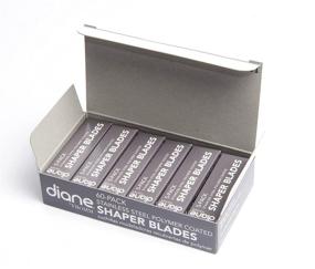 img 1 attached to ✂️ Diane Hair Shaper Razor Blades - Pack of 60 – Polymer Coated Stainless Steel for Precise Shaping, Trimming, and Cutting, D22B