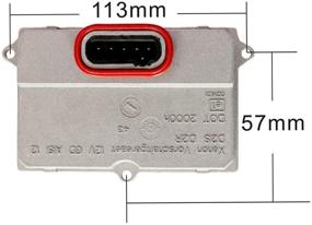 img 2 attached to 🔧 High-Quality Replacement 5DV 008 290-00 D2S D2R HID Ballast Xenon Headlight Control Module Igniter Unit - 3 Yrs Warranty