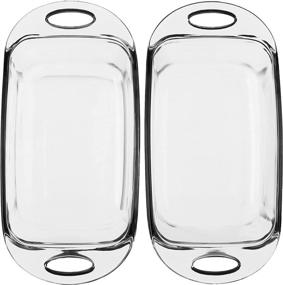 img 3 attached to 🍞 Anchor Hocking 1.5-Quart Premium Loaf Dish: Set of 2 - Superior Quality and Value!