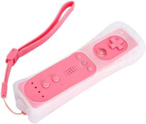 img 2 attached to 🦁 LION FISH - Wireless Remote Controller (2 Packs) for Nintendo Wii&amp;Wii U Video Game Gamepads (No Motion Plus) - Pink