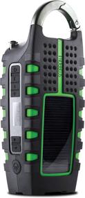 img 4 attached to 📻 Stay Prepared with the Eton Rugged Multipowered Portable Emergency Weather Radio & Flashlight: Green (NSP101WXGR)