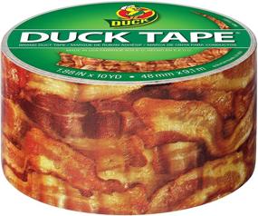 img 3 attached to 🥓 Duck Crispy Bacon Brand 283700 Printed Duct Tape, 1.88" x 10 Yards, Single Roll