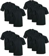 12 pack pro club heavyweight white t-shirts logo