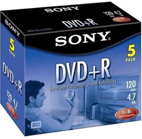 img 2 attached to 📀 Sony DVD+R Jewel (5 Pack): Rare Find Limited in Stock!