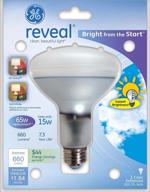 💡 ge lighting 87466 reveal energy smart bright from the start cfl 15-watt 660-lumen r30 indoor flood light bulb: best buy for medium base solutions логотип