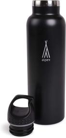 img 1 attached to Alpex Eco Flask Hydration Bottle Black Kitchen & Dining