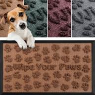 🎅 outdoor christmas welcome mat - 30x18 front door mats - festive christmas door mat - outdoor entrance mats - outdoor front door mat - christmas-themed rugs - brown doormat логотип