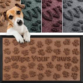 img 4 attached to 🎅 Outdoor Christmas Welcome Mat - 30x18 Front Door Mats - Festive Christmas Door Mat - Outdoor Entrance Mats - Outdoor Front Door Mat - Christmas-themed Rugs - Brown Doormat