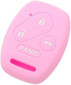 img 4 attached to SEGADEN Silicone Cover Protector Case Holder Skin Jacket Compatible With HONDA 3+1 Button Remote Key Fob CV2206 Pink