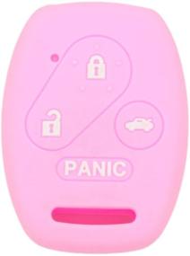 img 3 attached to SEGADEN Silicone Cover Protector Case Holder Skin Jacket Compatible With HONDA 3+1 Button Remote Key Fob CV2206 Pink