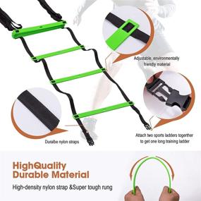 img 3 attached to AIRLAXER Training Equipment Footwork Ladder Reaction