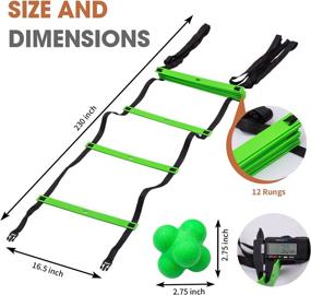 img 2 attached to AIRLAXER Training Equipment Footwork Ladder Reaction