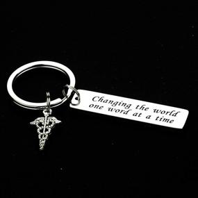 img 2 attached to Kivosliviz Speech Therapist Keychain Teacher