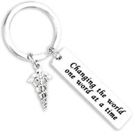 kivosliviz speech therapist keychain teacher logo