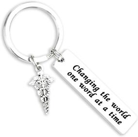 img 4 attached to Kivosliviz Speech Therapist Keychain Teacher