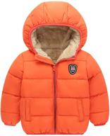 🧥 boys' hooded puffer jacket: trendy outerwear for cold weather logo