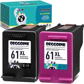 img 4 attached to 🖨️ OEGGOINK Replacement Ink Cartridge for HP 61XL (1-Set,1 Black &amp; 1 Tri-Color) - Envy 4500 5530 4502, OfficeJet 4630, DeskJet 2540 2512 1512 2542 2544 3000 3052a 1055 3051a 2548 Printer