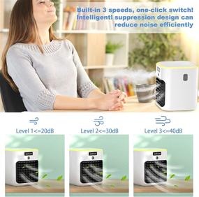 img 2 attached to 🆒 Amicool YB88 Portable Air Conditioner: Compact and Cooling in White