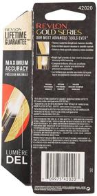 img 2 attached to Revlon Gold Series Lighted Slant Tweezer: Titanium Coated for Ultimate Durability and Precision