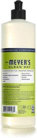 img 3 attached to 🍋 Cruelty Free Lemon Verbena Scented Mrs. Meyer's Clean Day Dishwashing Liquid Dish Soap - 16 oz (Pack of 3)