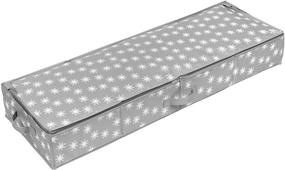img 2 attached to 🎁 Ultimate Underbed Wrapping Paper Storage Container: Organize 27 Rolls of 1 3/8" Diam. - Includes Bags for Gift Wrap, Ribbon, and Bows - Durable 600D Material - Fits Up to 40" Rolls