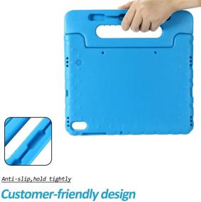 img 2 attached to 📱 APOLL Kids Case for Samsung Galaxy Tab S7 Plus 12.4 inch 2020 - Shockproof EVA Kids Friendly Case with S Pen Holder, Blue