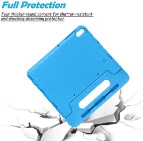 img 3 attached to 📱 APOLL Kids Case for Samsung Galaxy Tab S7 Plus 12.4 inch 2020 - Shockproof EVA Kids Friendly Case with S Pen Holder, Blue