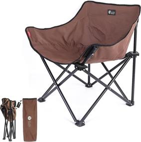 img 4 attached to YOLER Camping Folding Portable Lightweight Outdoor Recreation for Camping & Hiking