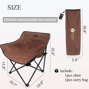 img 2 attached to YOLER Camping Folding Portable Lightweight Outdoor Recreation for Camping & Hiking