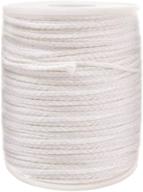 🕯️ 200 foot spool of ericx light #24ply/ft braided wick - ideal for candle making, diy candles & crafts logo