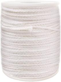 img 4 attached to 🕯️ 200 Foot Spool of EricX Light #24PLY/FT Braided Wick - Ideal for Candle Making, DIY Candles & Crafts