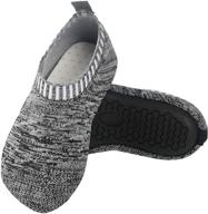 anddyam toddler slipper non slip 11 5 12 boys' shoes in slippers logo