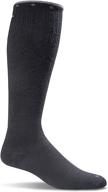 sockwell womens graduated compression black solid logo