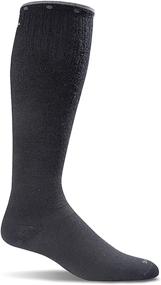 img 4 attached to Sockwell Womens Graduated Compression Black Solid