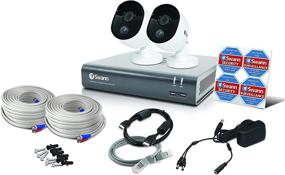 img 4 attached to 📷 Swann Home Security Camera System: 4 Channel 2 Bullet Cameras, 1080p HD DVR, Night Vision, Motion Sensing, 1TB Hard Drive - SWDVK-445802V