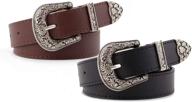 vintage hollow flower waist belts - western leather belts for women, fashionable women's accessories logo