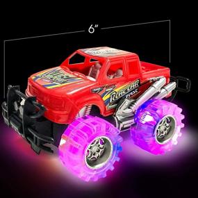 img 2 attached to 🚚 ArtCreativity Beautiful Flashing Monster Trucks