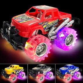 img 3 attached to 🚚 ArtCreativity Beautiful Flashing Monster Trucks