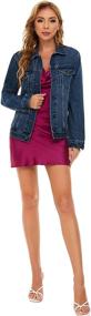 img 3 attached to Cantonwalker Oversize Vintage Boyfriend Classic Women's Clothing and Coats, Jackets & Vests