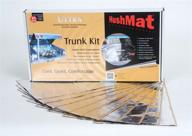 🔇 dampen trunk noise with hushmat 10301 ultra silver foil trunk kit - 10 piece set logo