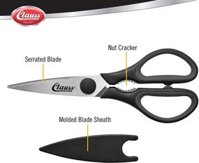 img 2 attached to 🔪 Clauss 8.25" Multi-Purpose Titanium Kitchen Shear with Protective Molded Sheath: Durable and Versatile Tool for Cooking and Beyond