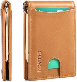 img 4 attached to 👛 FALAN MULE Wallets: Stylish Men's Organizers & Card Cases with Slim Blocking Technology