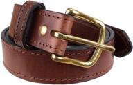 crafted excellence: premium handmade stitched bridle leather men's accessories logo